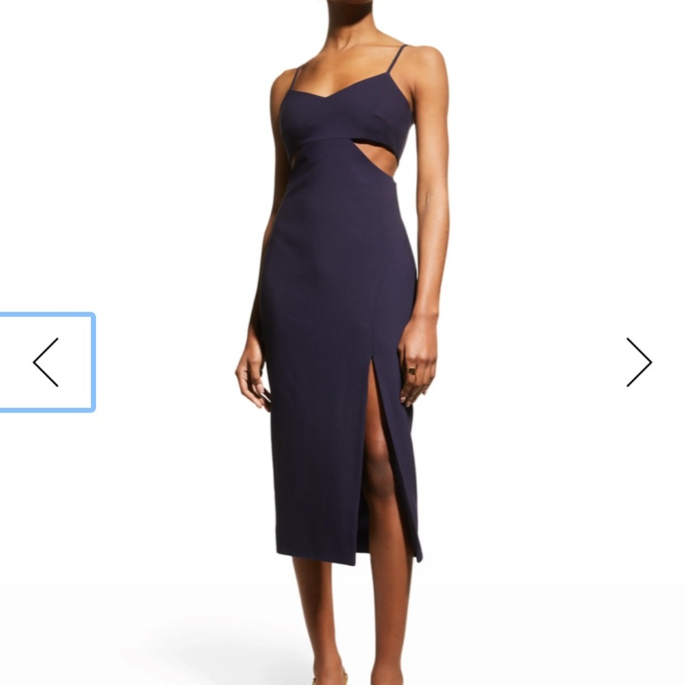 Likely kimmie navy blue midi
